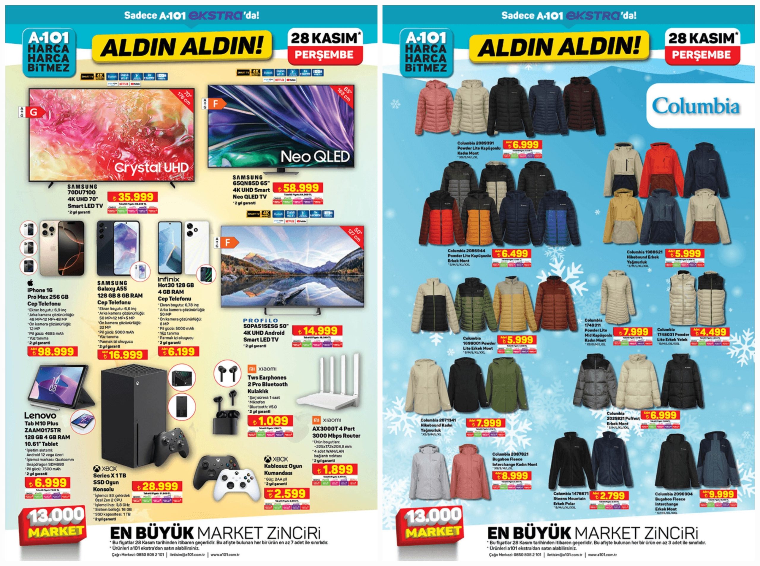 What’s in the 28 November A101 Extra catalogue?