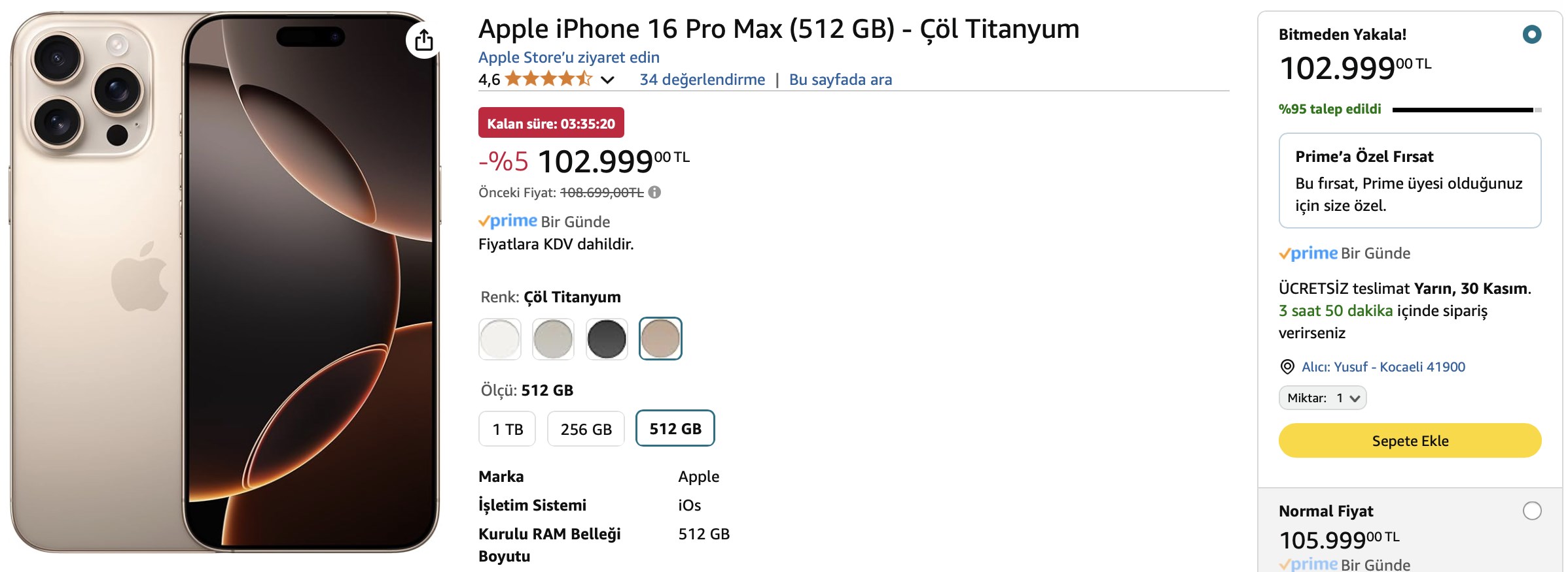 Great deal on iPhone 16 Pro Max and JBL headphones at Amazon!