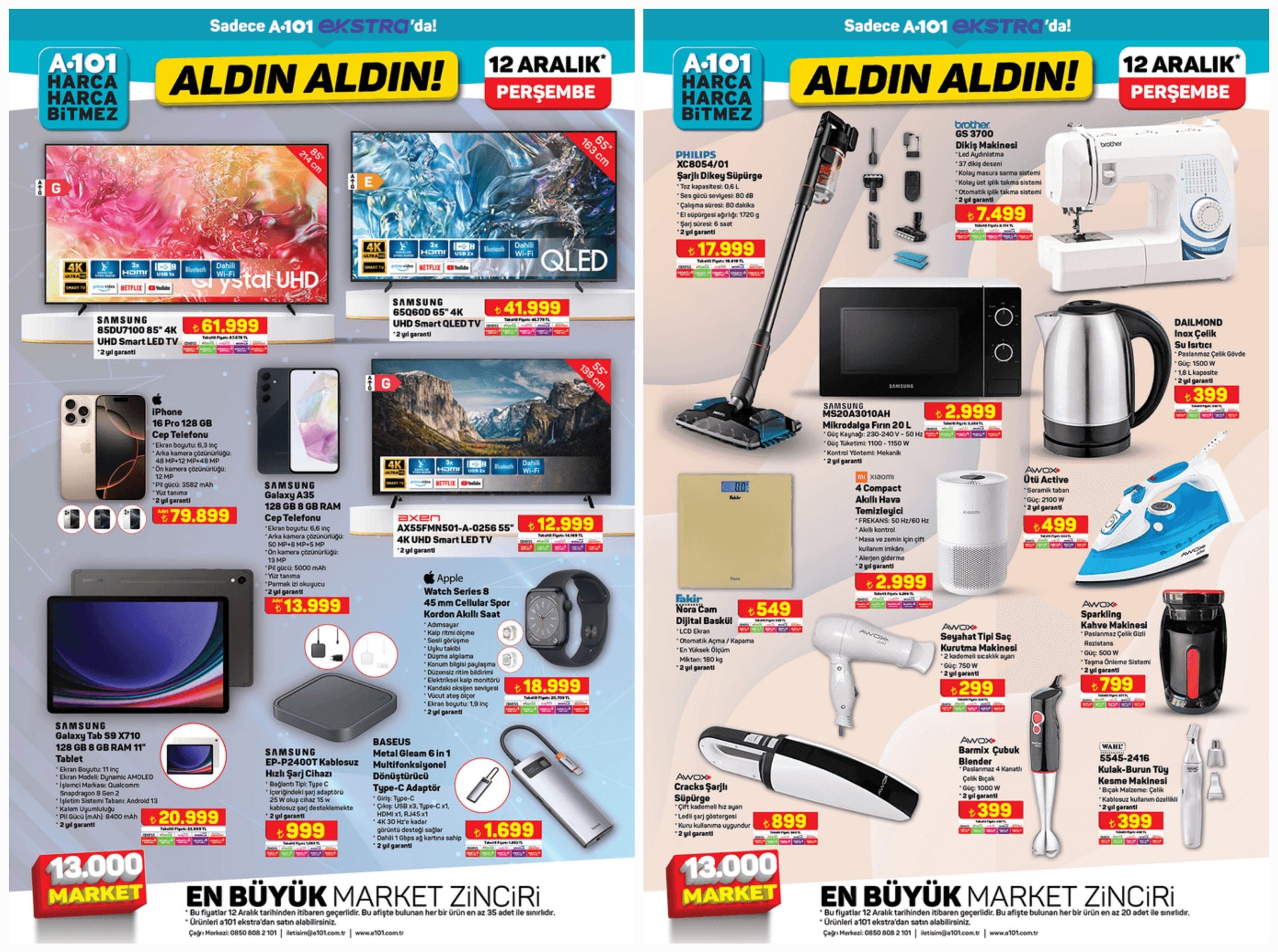 What’s in the December 12 A101 Extra catalogue?