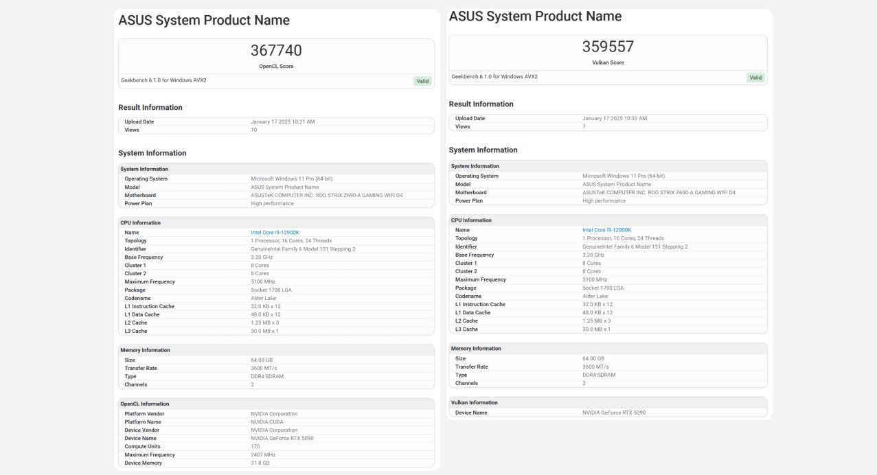 geforce rtx 5090 icin yeni kiyaslama sonuclari paylasildi186670 1