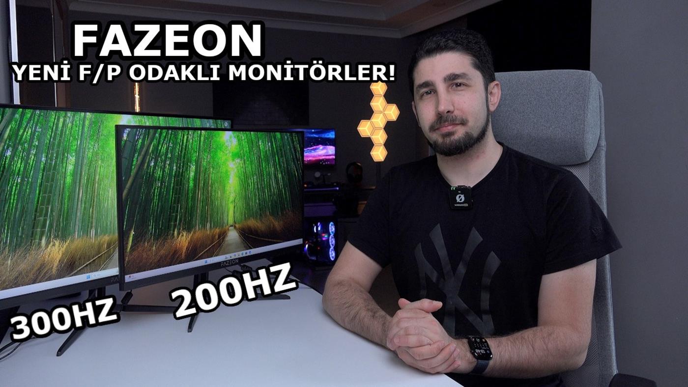 NEW F/P -Oriented Fazeon Monitors! “Fazeon X24F200 and X27F300”