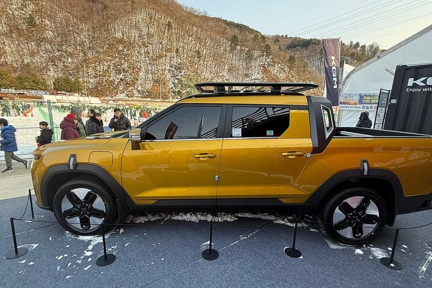 SSANGYONG’s (KGM) Electric Pickup Model appeared