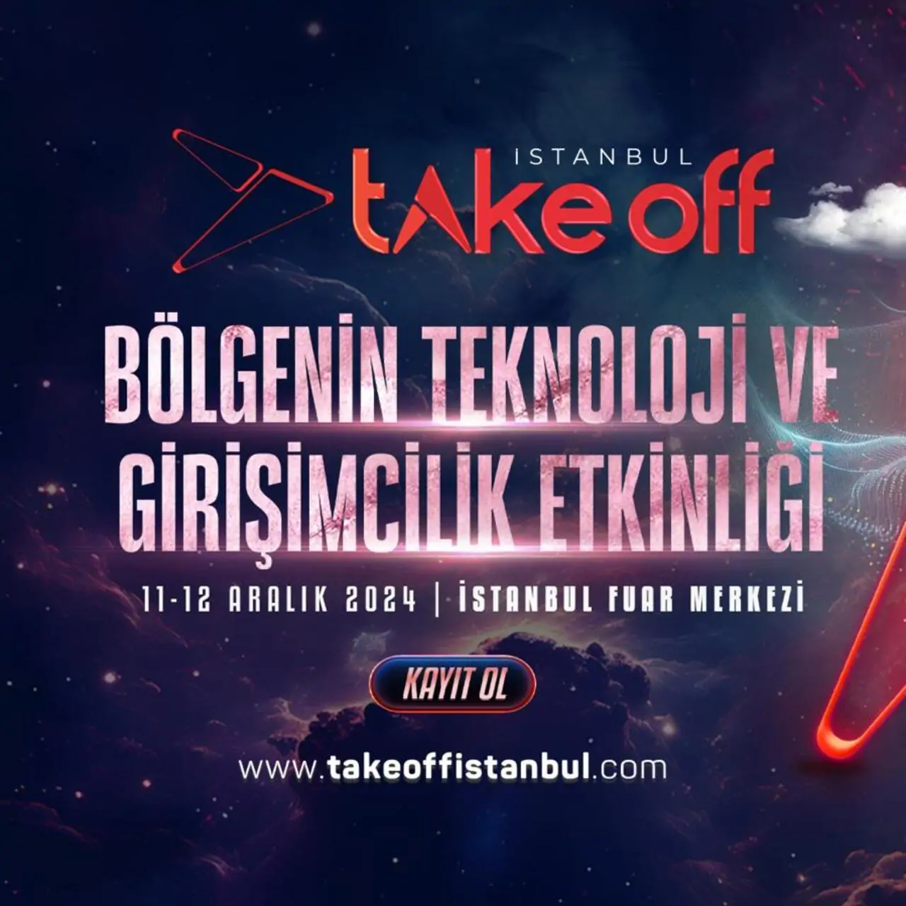 Technology and entrepreneurship event Take Off Istanbul will be at Istanbul Expo Center on 11-12 December!