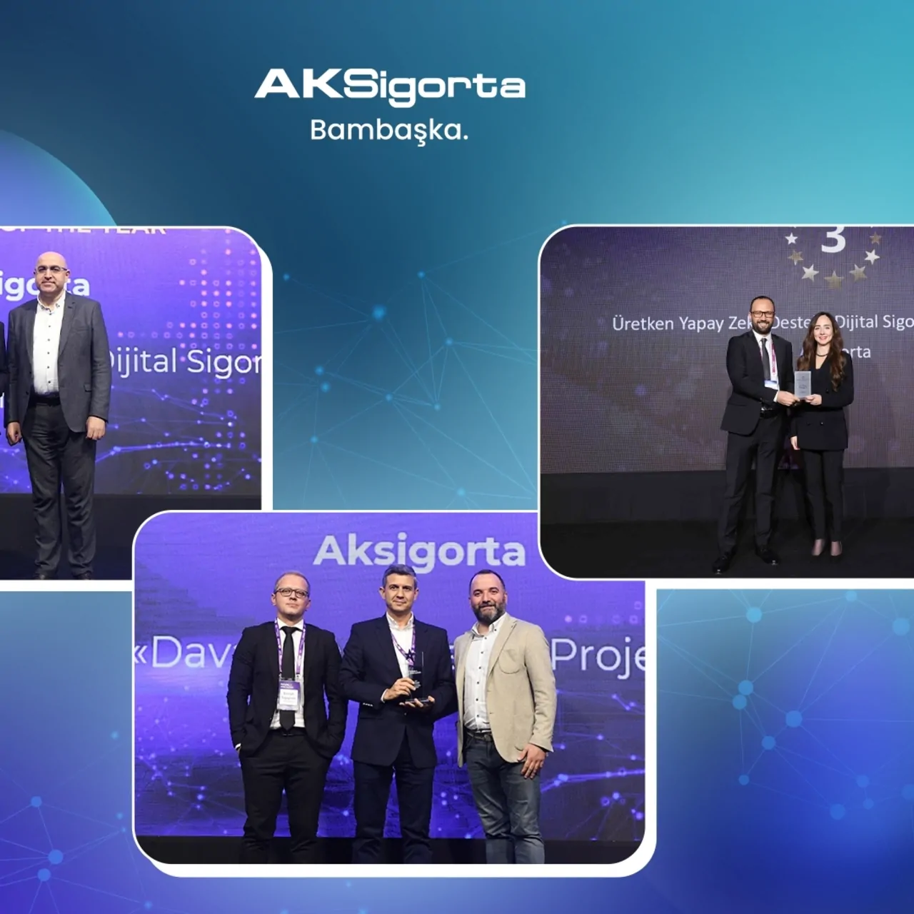 Award for Aksigorta’s Artificial Intelligence Supported Digital Insurance Expert and Case Forecasting projects