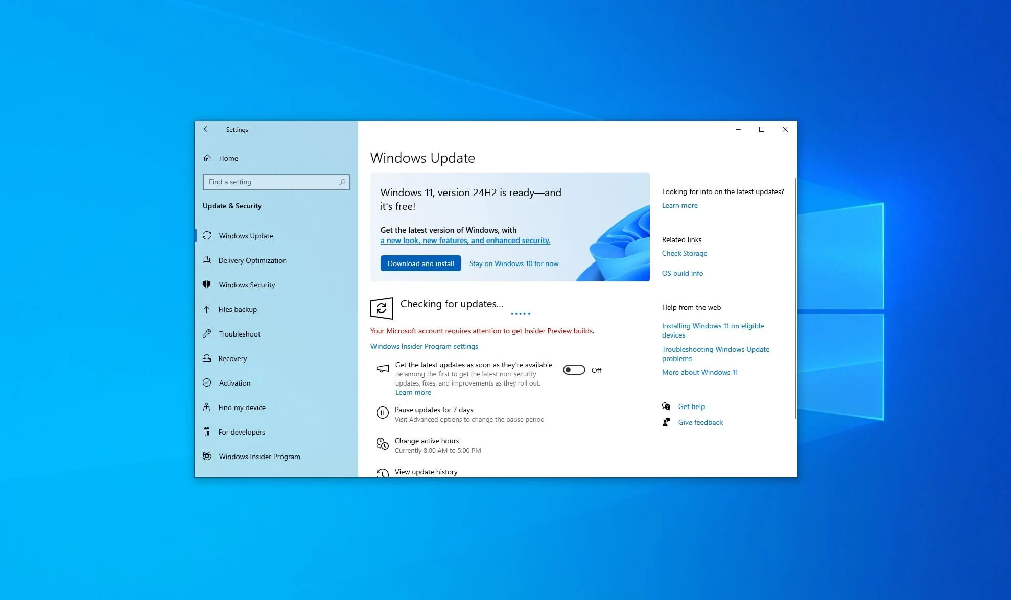 Microsoft keeps up the pressure: Update to Windows 11 for free!