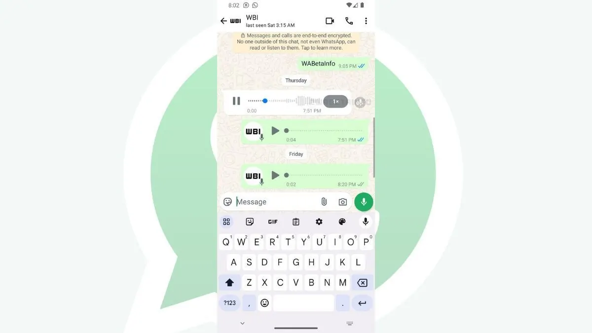 WhatsApp is testing quick reply feature for voice messages